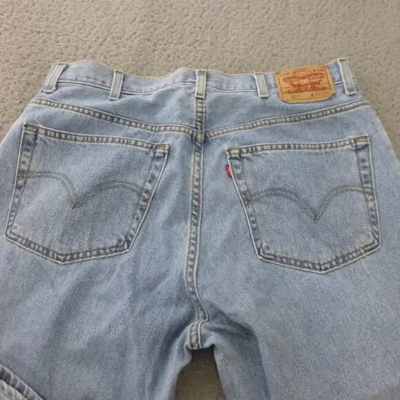 Levis 560 Jeans Mens 36x30 Comfort Light Wash 90s Tapered Baggy Dad Classic